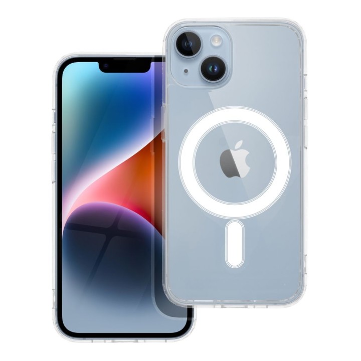 Case for iPhone 14 Clear Mag Cover (Str) MagSafe compatible transparent