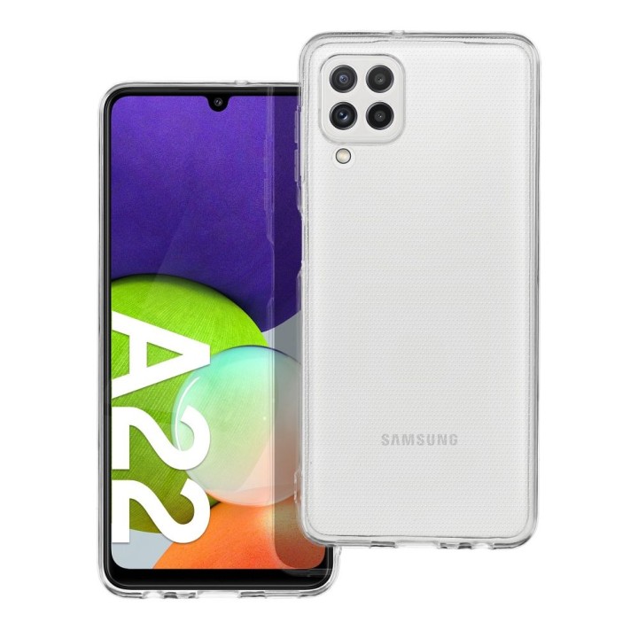 Чохол для Samsung A22 LTE ( 4G ) Clear Case 2 mm (camera protection) прозорий