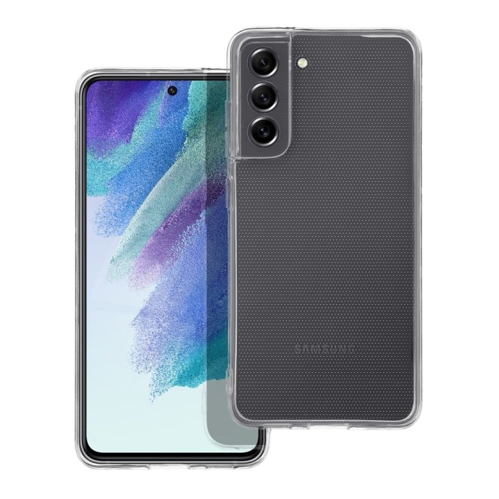 Чехол для Samsung S21 FE Clear Case 2 mm (camera protection) прозрачный