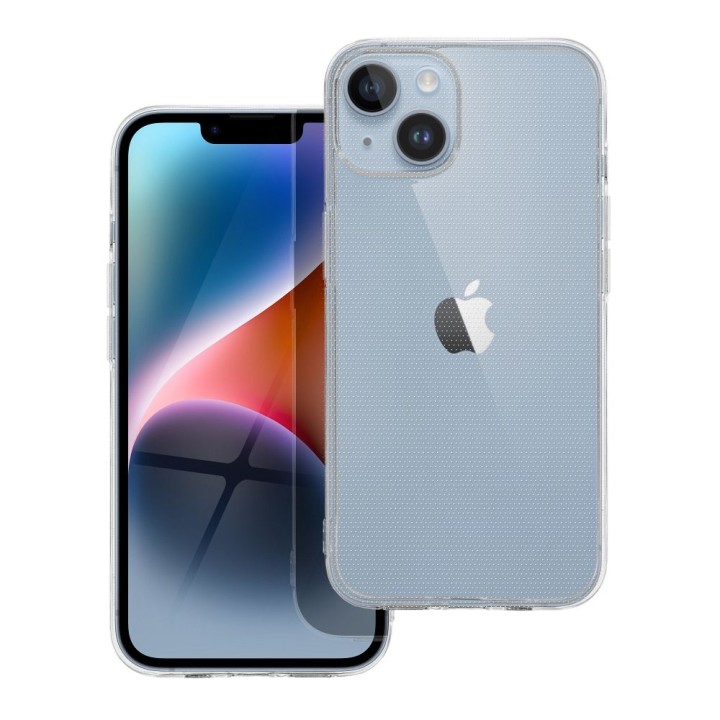 Чехол для iPhone 14 Clear Case 2 mm (camera protection) прозрачный