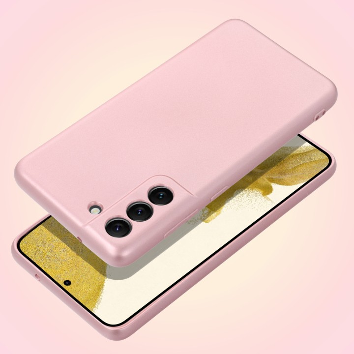 Чехол для Samsung S20 FE Metallic розовый