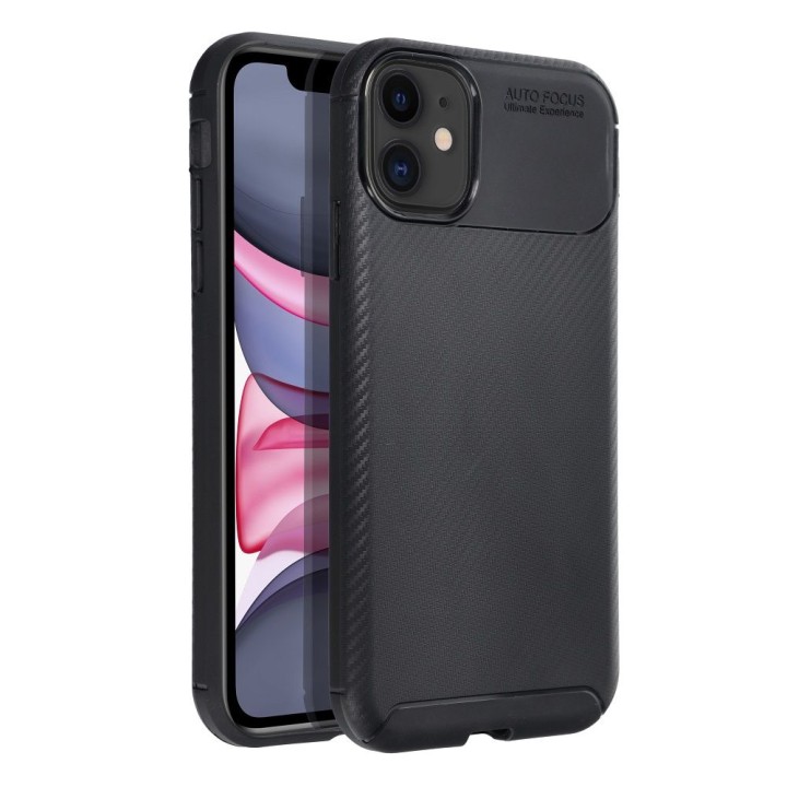 Чохол для iPhone 11 Carbon Premium чорний