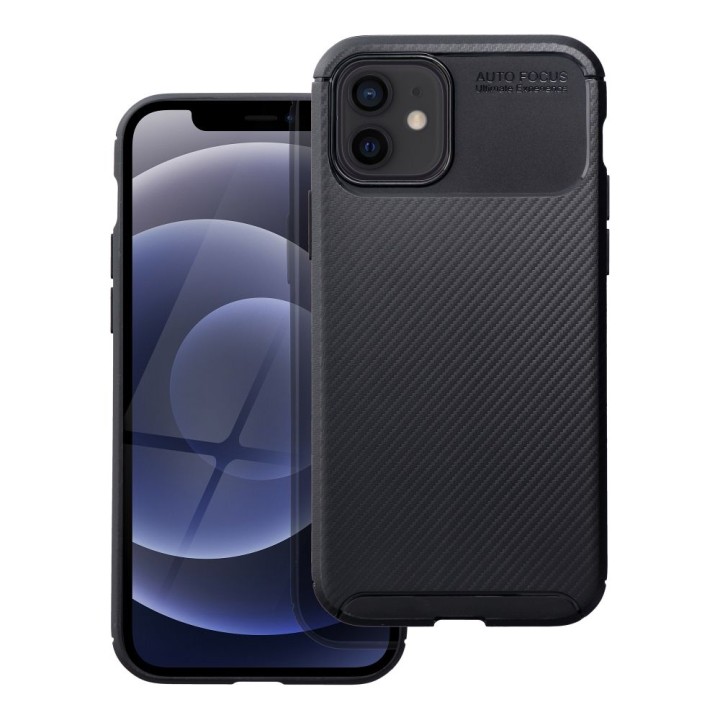 Etui na iPhone 12 / 12 PRO Carbon Premium czarne