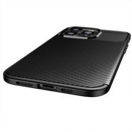 Etui na iPhone 13 Carbon Premium czarne