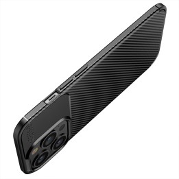 Case for iPhone 14 PRO Carbon Premium black