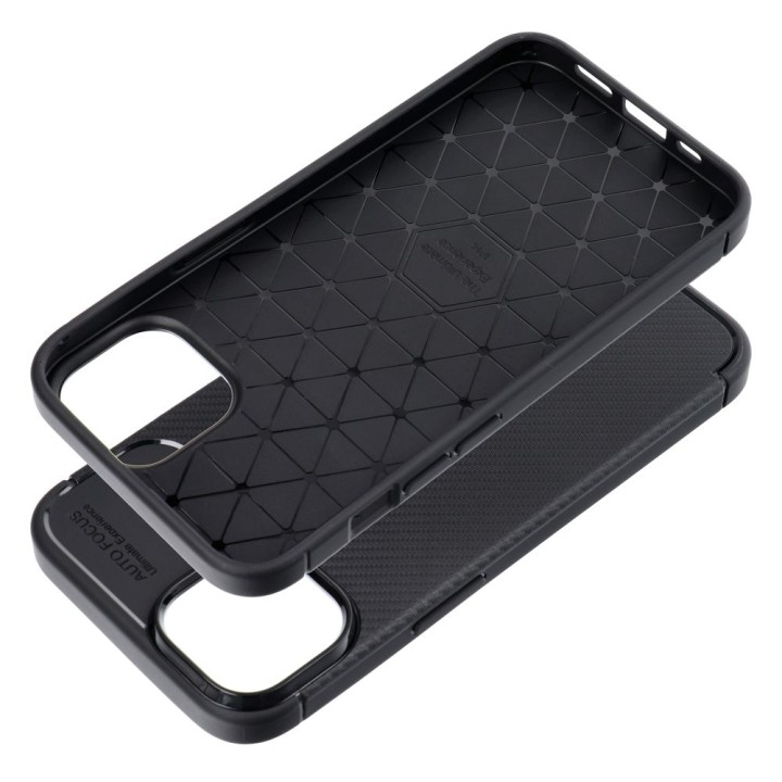 Чехол для iPhone 13 Carbon Premium черный