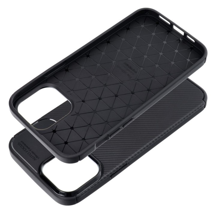 Case for iPhone 13 PRO MAX Carbon Premium black