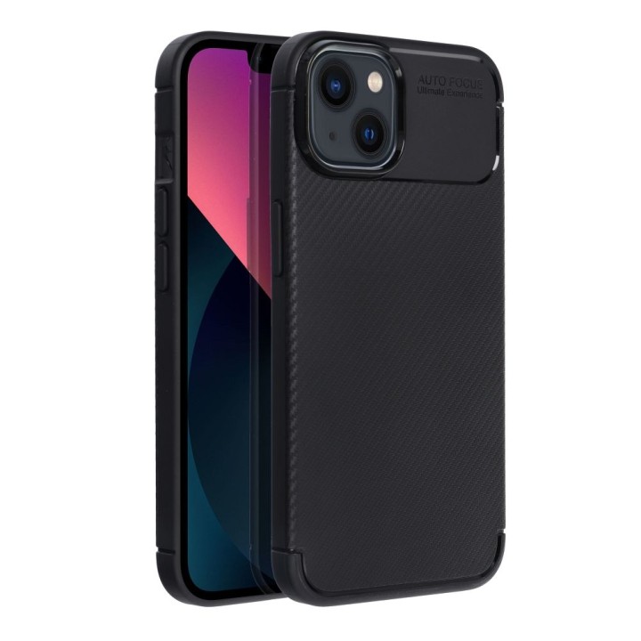 Etui na iPhone 13 Carbon Premium czarne