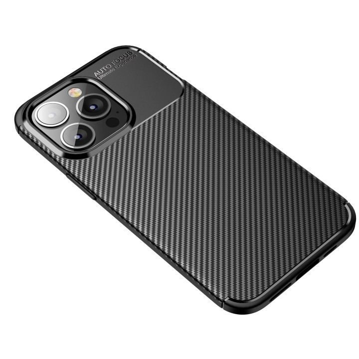 Etui na iPhone 14 PRO Carbon Premium czarne