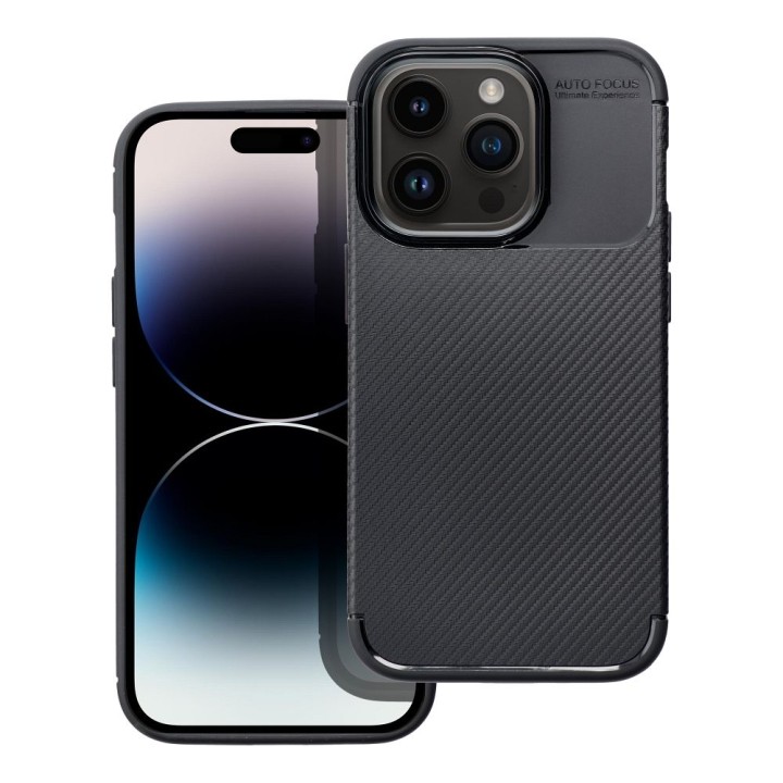 Чохол для iPhone 14 PRO Carbon Premium чорний