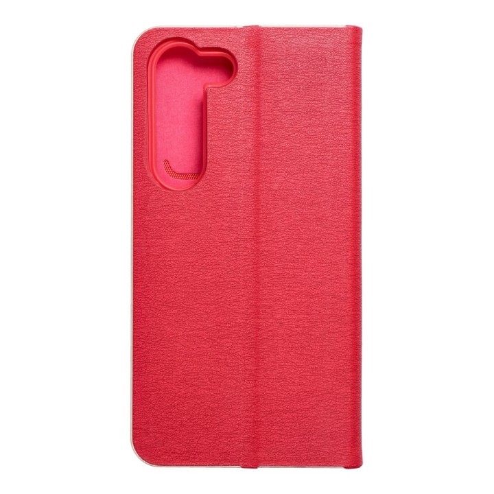 Flip case for Samsung S23 Luna Book Gold red