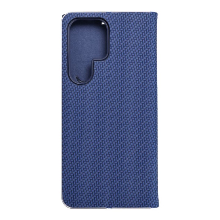 Flip case for Samsung S23 ULTRA Luna Book Carbon blue