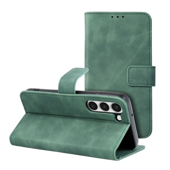 Flip case for Samsung S23 Tender Book green