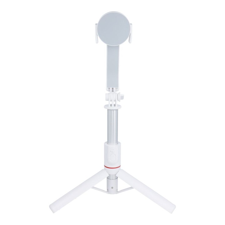 Selfie holder with wireless remote control tripod compatible with MagSafe SSTR-C09 white