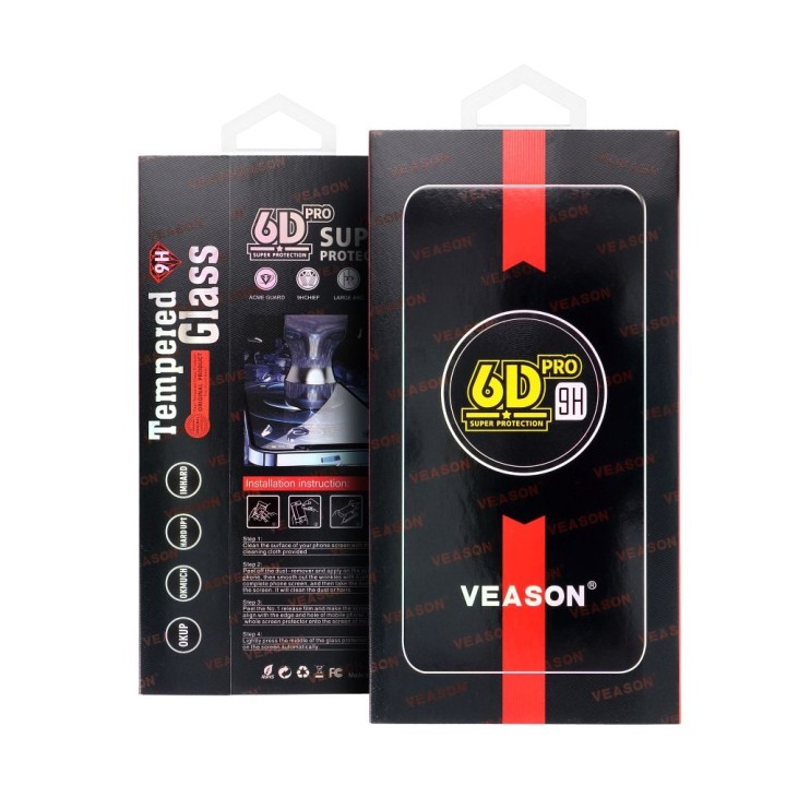 Szkło Hartowane 6D do Xiaomi 12T / 12T PRO Veason Pro Glass czarne