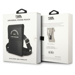 Чехол для телефон сумочка Karl Lagerfeld (Embossed RSG) черный