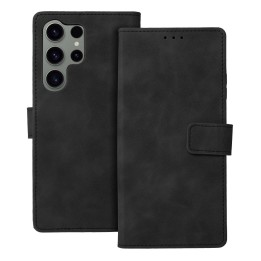 Чехол с клапаном для Samsung S23 ULTRA Tender Book черный