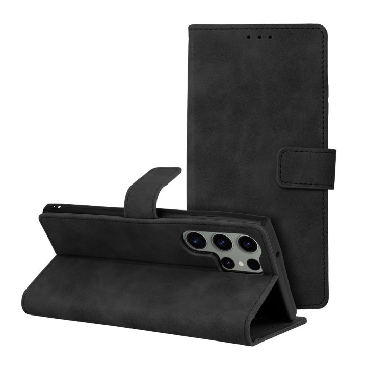 Чохол з клапаном для Samsung S23 ULTRA Tender Book чорний