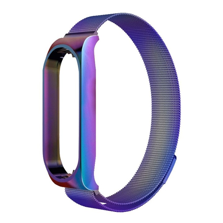Pasek metalowy METAL do XIAOMI Mi Band 5 / 6 wielokolorowy (05)