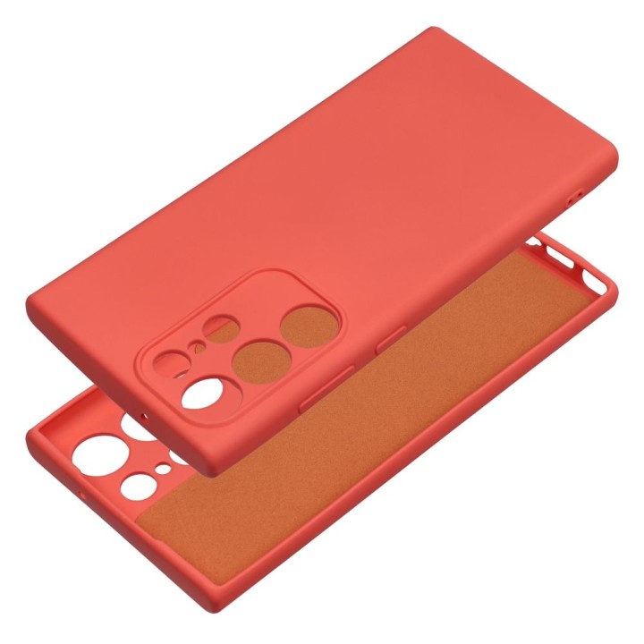 Чохол для Samsung S23 ULTRA Silicone персиковий