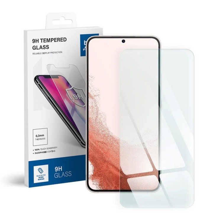 Закаленное стекло для Samsung S23 Blue Star