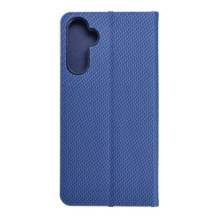 Flip case for Samsung A34 5G Luna Book Carbon blue