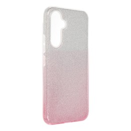 Etui na Samsung A54 5G Shining transparentne różowe