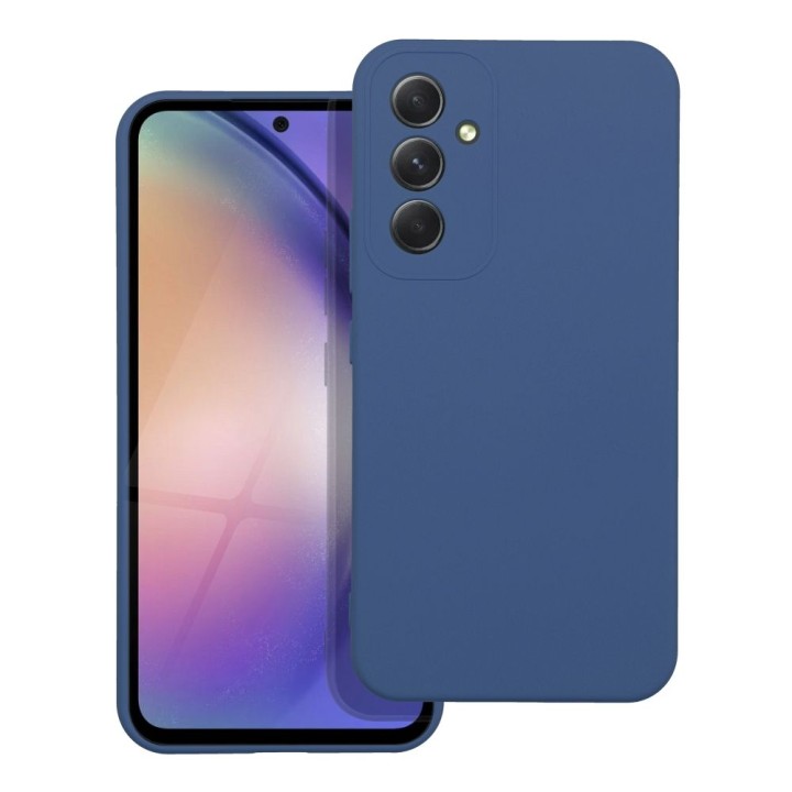 Чехол для Samsung A54 5G Silicone синий