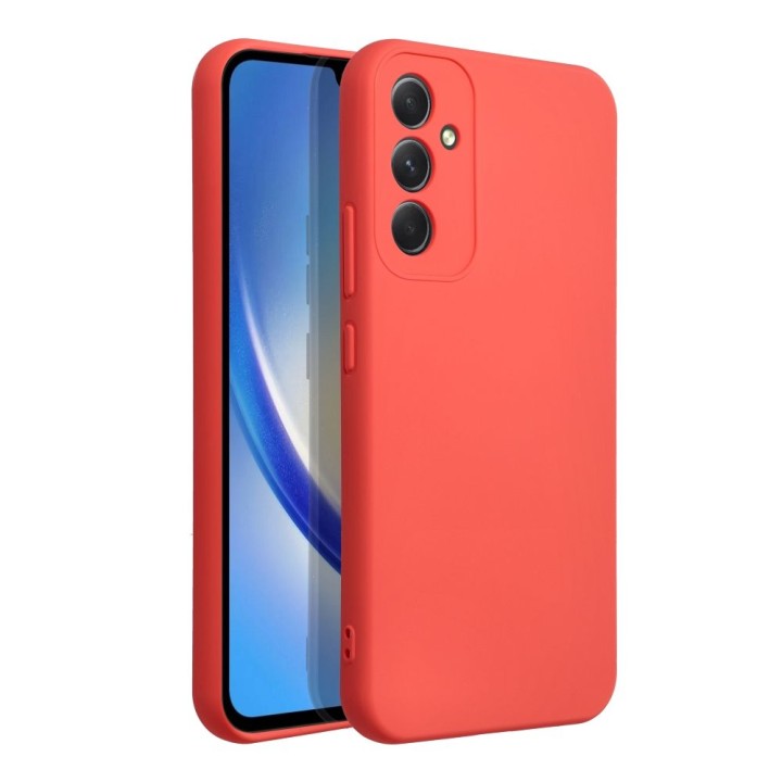 Чехол для Samsung A34 5G Silicone персиковый