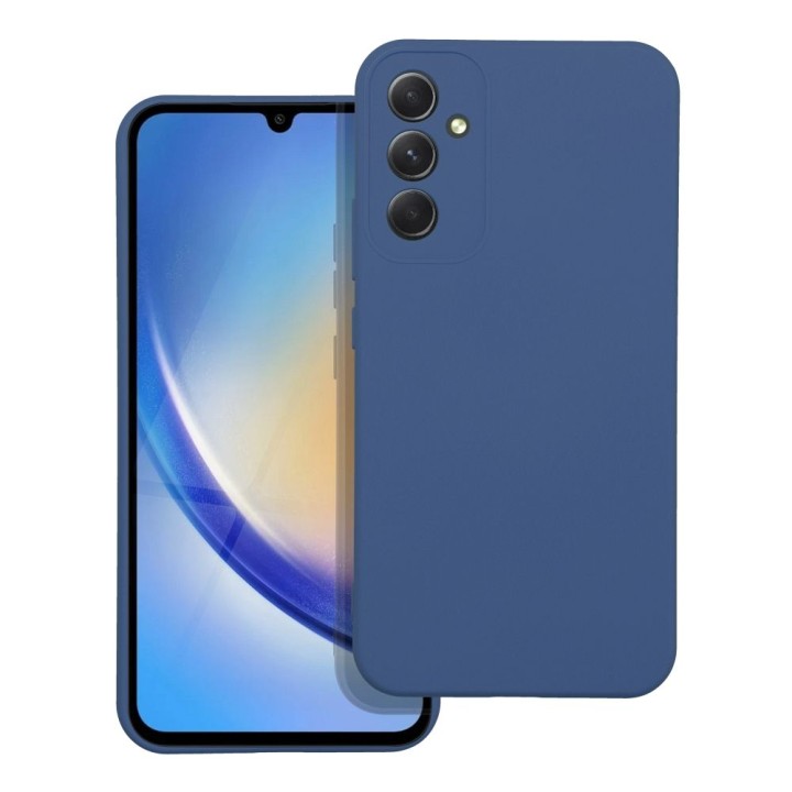 Case for Samsung A34 5G Silicone blue