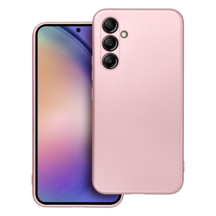 Чехол для Samsung A54 5G Metallic розовый