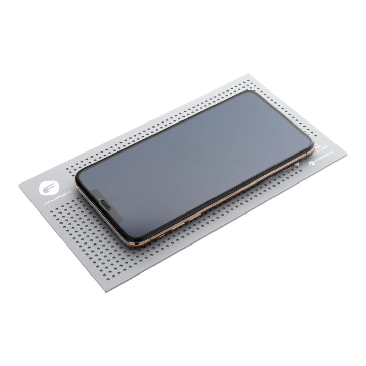 Forcell mat for applying glass screen protectors