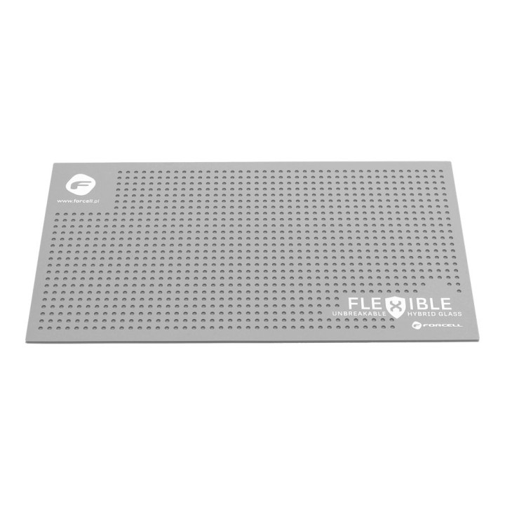 Forcell mat for applying glass screen protectors