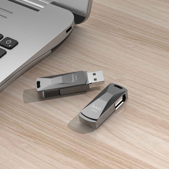 Флешка 128GB USB 3.0 (USB A) Hoco UD5 сіра