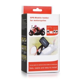 Uchwyt motocyklowy na zamek wodoodporny ( 4,8" - 5,5" ) CM756 czarny