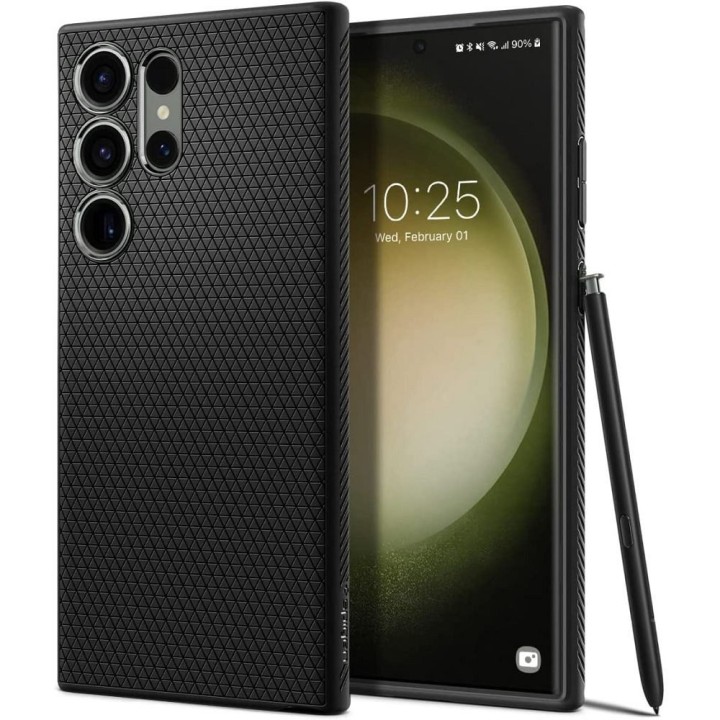 SPIGEN чехол LIQUID AIR для SAMSUNG S23 Ultra matte black