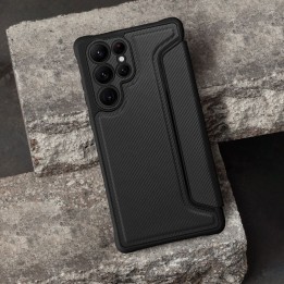 Etui z klapką na Samsung A34 5G Razor Book czarne