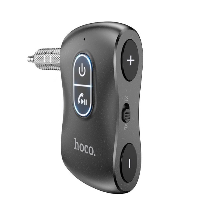 Автомобільний трансмітер bluetooth Hoco Jack 3,5 mm E73 PRO чорний