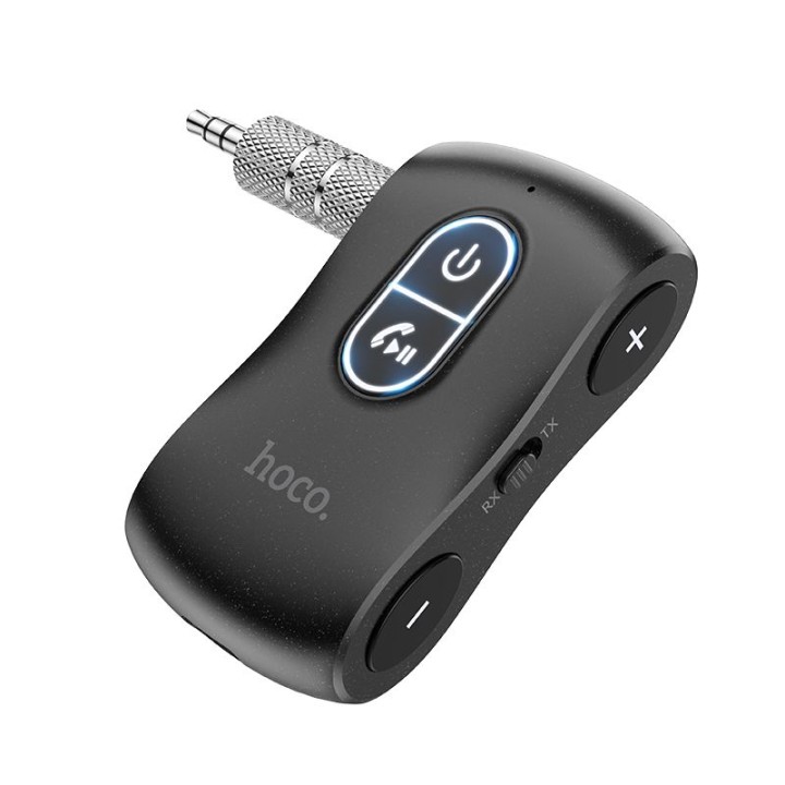 Автомобільний трансмітер bluetooth Hoco Jack 3,5 mm E73 PRO чорний
