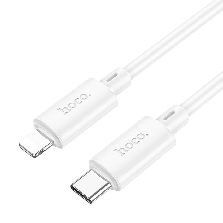 Кабель USB-C – Lightning Hoco PD 2,4A 20W 1 m X88 білий