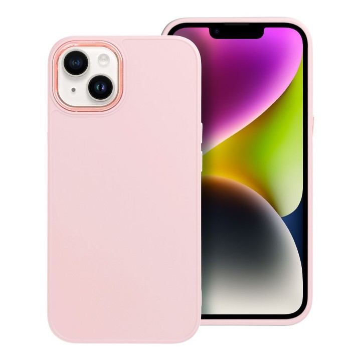 Case for iPhone 13 Frame powder pink