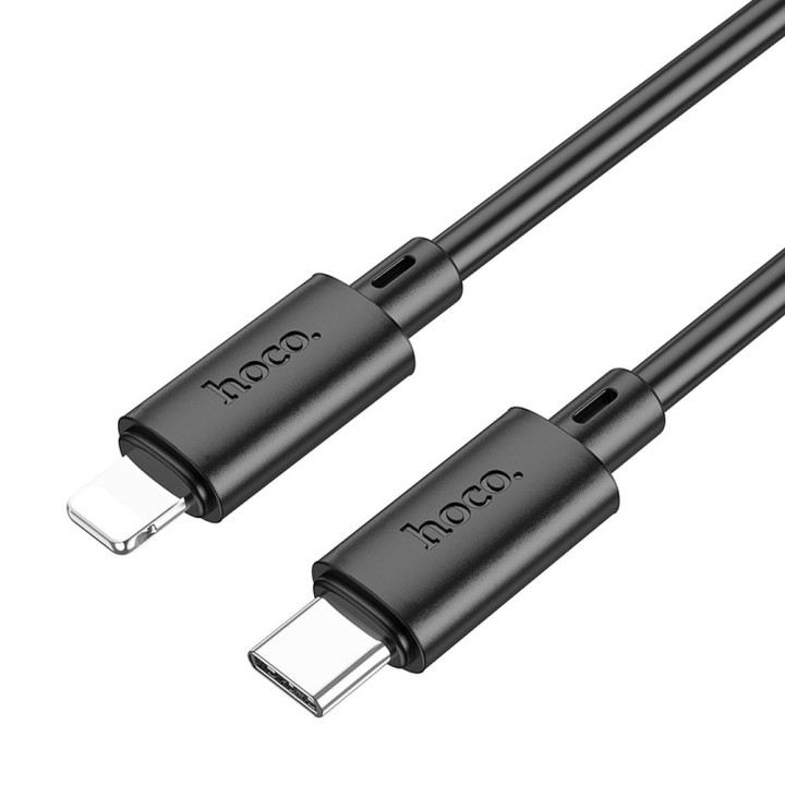 Кабель USB-C – Lightning Hoco PD 2,4A 20W 1 m X88 черный
