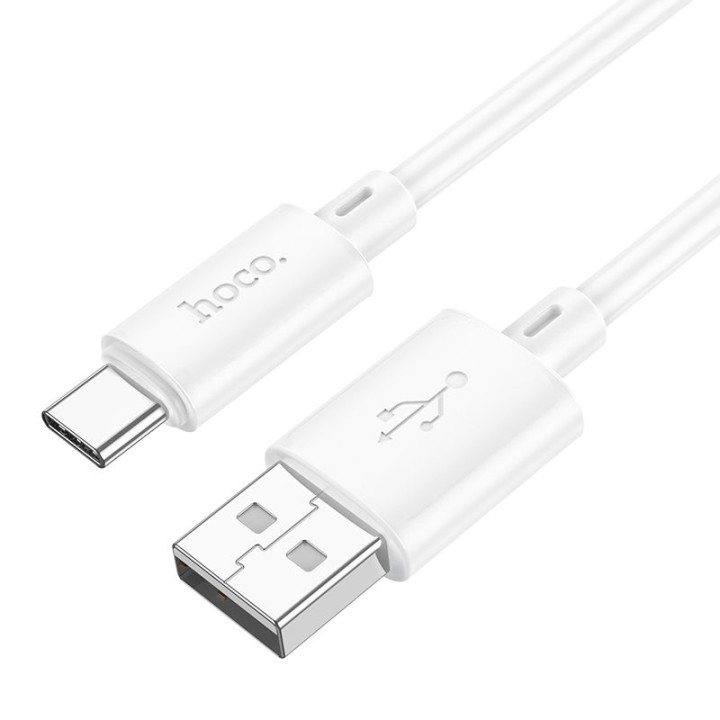 Кабель USB-A – USB-C Hoco 3A 1 m X88 белый