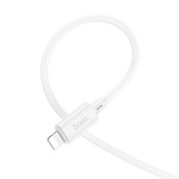Кабель USB-A – Lightning Hoco 2,4A 1 m X88 белый