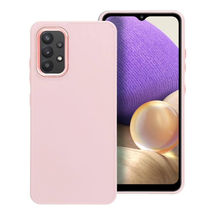 Case for Samsung A32 LTE ( 4G ) Frame powder pink