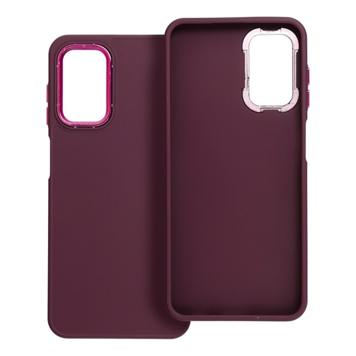 Etui na Samsung A13 5G / A04S Frame fioletowe
