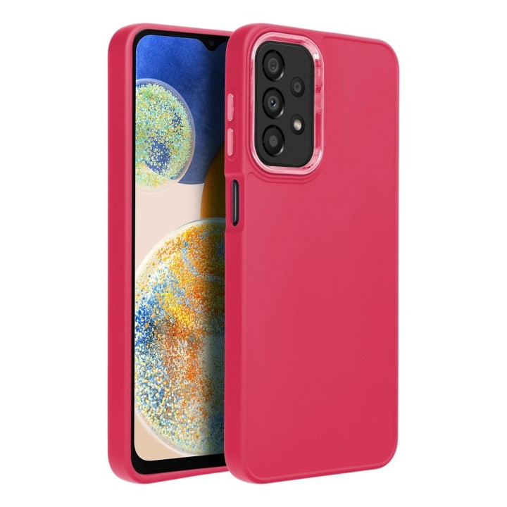 Чехол для Samsung A23 5G Frame маджента