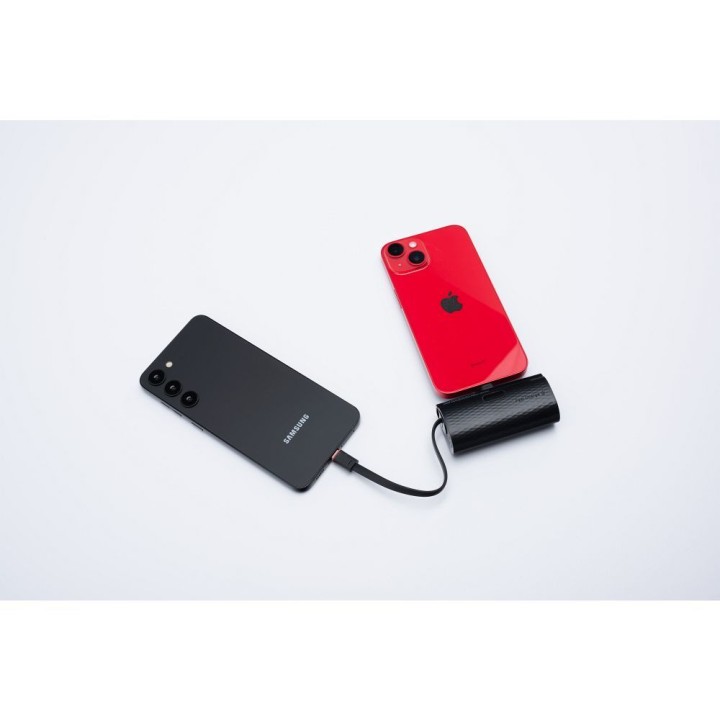 Power bank Forcell F-Energy Power Plug F5K3 PD 20W 5000 mAh with built-in connector Lightning black