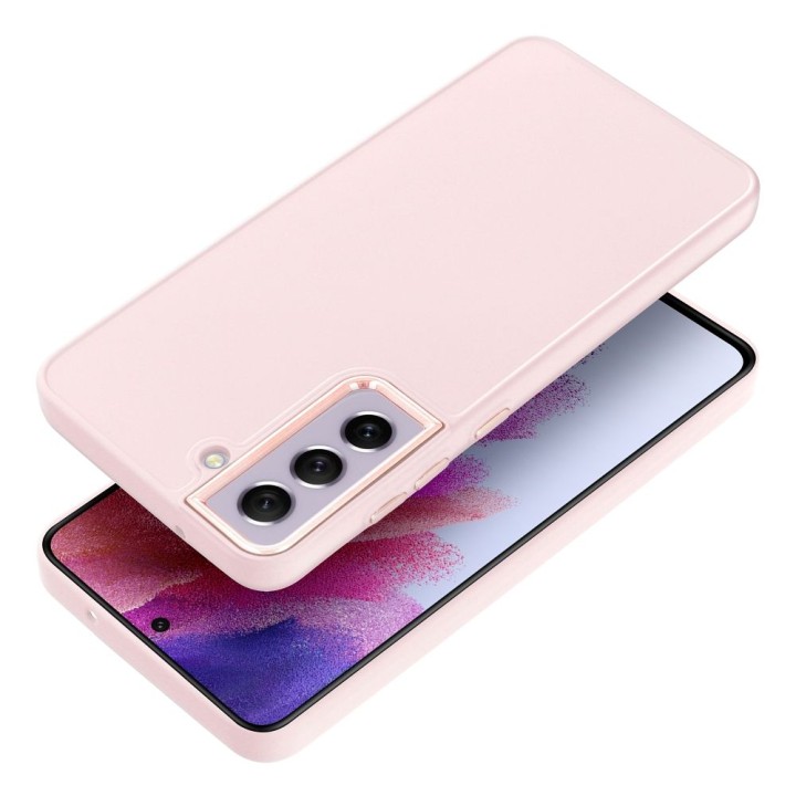 Case for Samsung S21 FE Frame powder pink