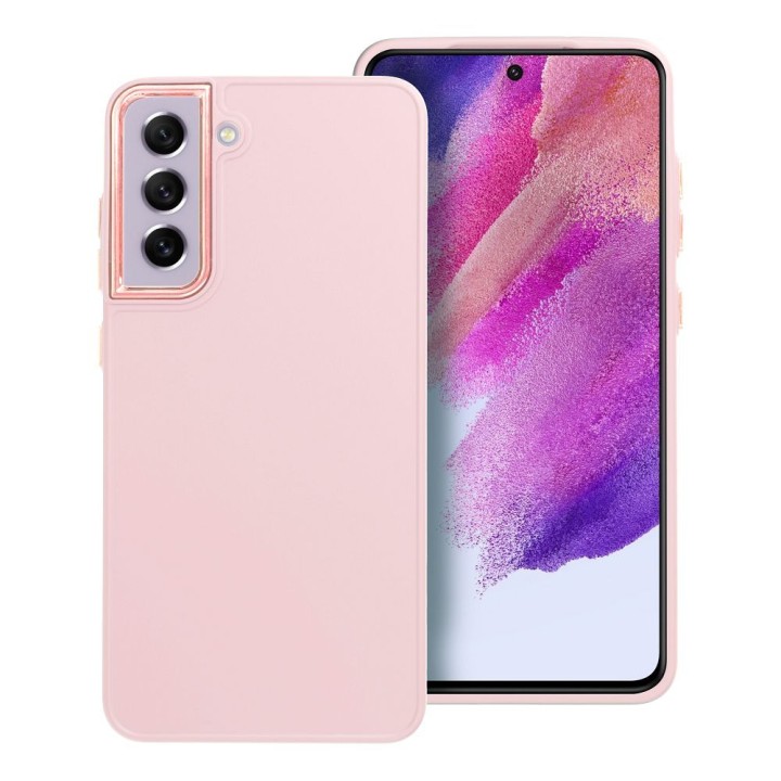 Case for Samsung S21 FE Frame powder pink